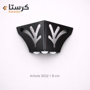 رجل رقم 3212 8 سم اسود محفورة
