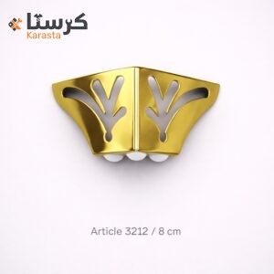 رجل رقم 3212 8 سم ذهبي محفورة