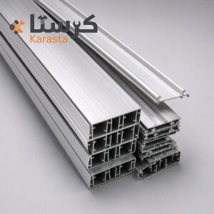 سكة خزانة فضي 240 سم